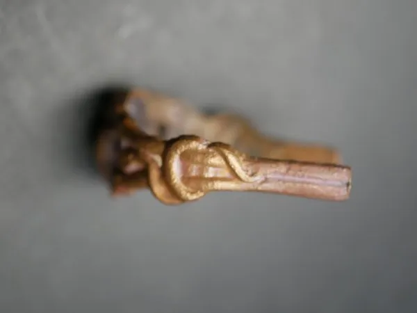 Original skull ring hussar ring in found condition / hoard find / blank