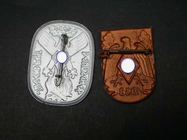 HJ Abzeichen - Deutsches Jugendfest 1935 + 1938