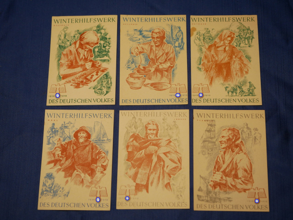 Lot WHW - Spendenbelege 17 Stück