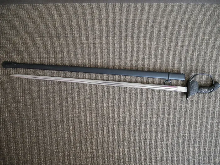 Preussischer IOD Infanterie Offiziersdegen + Einheitssäbel - Hersteller Eickhorn Solingen