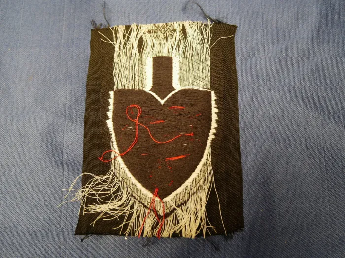 Reichsarbeitsdienst RAD Ärmelabzeichen Ärmelspaten 356 / 6  Neusiedl am See Österreich - ungetragenes BeVo Stück