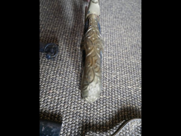 Two WWII sabers - officer's saber + enlisted man's saber as spare parts or for hobbyists