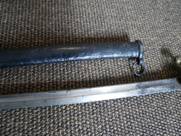 Two WWII sabers - officer's saber + enlisted man's saber as spare parts or for hobbyists