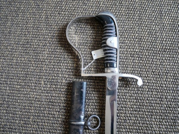 Two WWII sabers - officer's saber + enlisted man's saber as spare parts or for hobbyists