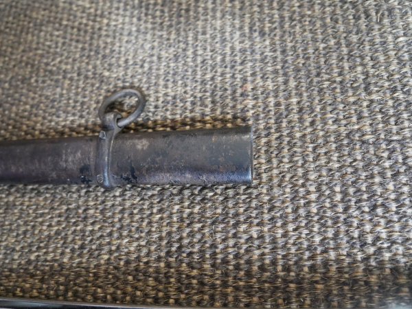 Two WWII sabers - officer's saber + enlisted man's saber as spare parts or for hobbyists