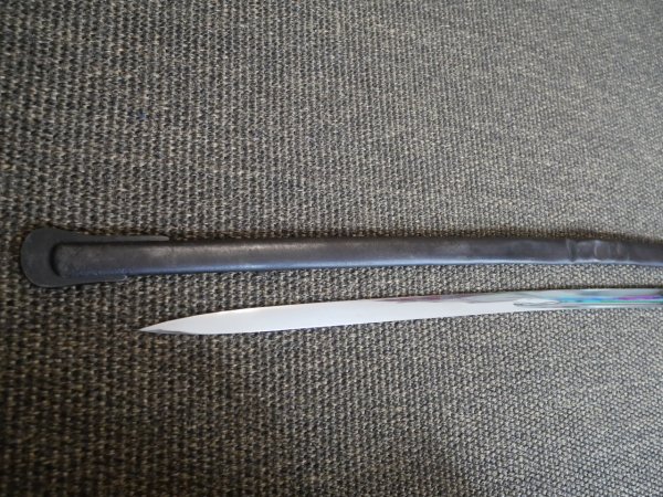 Two WWII sabers - officer's saber + enlisted man's saber as spare parts or for hobbyists