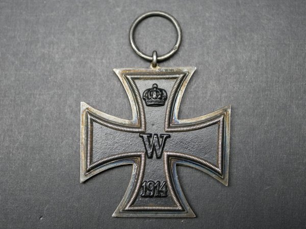 EK2 Eisernes Kreuz 2. Klasse 1914 - S gestempelt -  Heinrich Schneider, Leipzig, auch Schaper oder Scharfenberg möglich