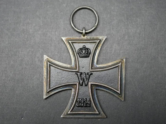 EK2 Eisernes Kreuz 2. Klasse 1914 - S gestempelt -  Heinrich Schneider, Leipzig, auch Schaper oder Scharfenberg möglich