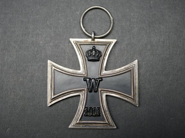 EK2 Eisernes Kreuz 2. Klasse 1914 - S gestempelt -  Heinrich Schneider, Leipzig, auch Schaper oder Scharfenberg möglich
