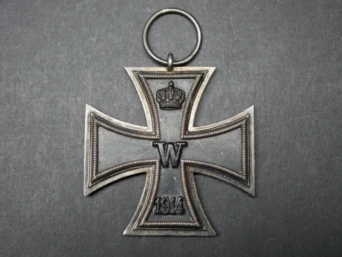 EK2 Eisernes Kreuz 2. Klasse 1914 - G gestempelt -  G – J. Godet & Sohn Berlin oder Glaser & Sohn Dresden möglich
