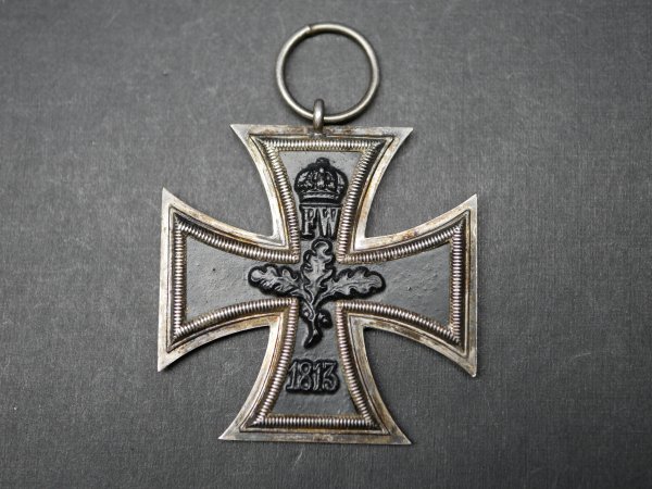 EK2 Iron Cross 2nd Class 1914 - A stamped - is attributed to the manufacturer F. A. Assmann