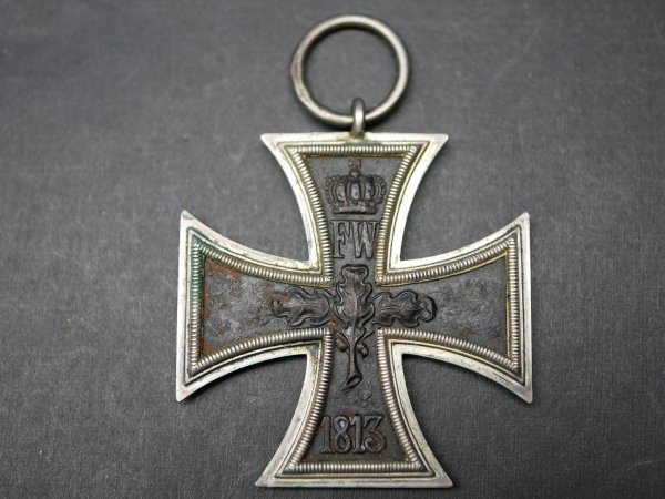 EK2 Eisernes Kreuz 2. Klasse 1914 - CD 800 gestempelt - Carl Dillenius mit Silberstempel