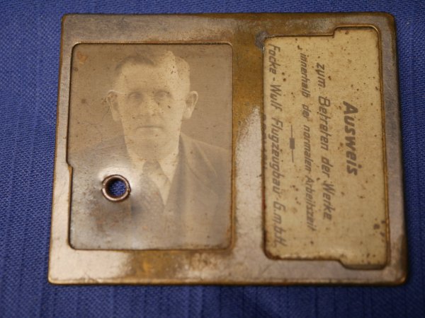 Ausweis - Focke-Wulf Flugzeugbau G.m.b.H. in Bremen