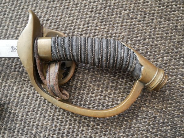 Prussian IOD Infantry Officer's Sword with Folding Hinge - Manufacturer Clement & Jung Solingen