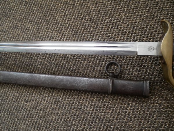 Prussian IOD Infantry Officer's Sword with Folding Hinge - Manufacturer Clement & Jung Solingen