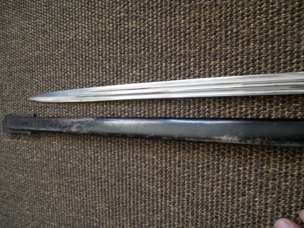 Preußen IOD Infanterie Offiziersdegen mit Klappschanier - Hersteller Clement & Jung Solingen