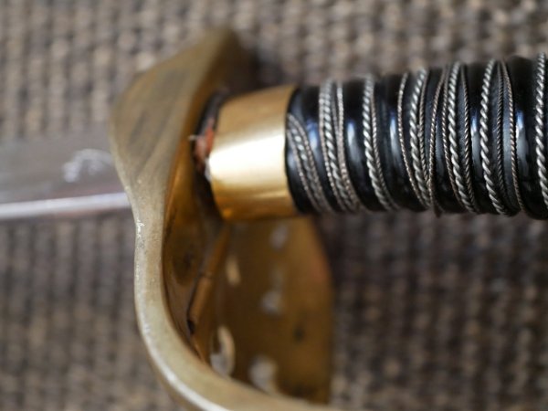 Preußen IOD Infanterie Offiziersdegen mit Klappschanier - Hersteller Clement & Jung Solingen