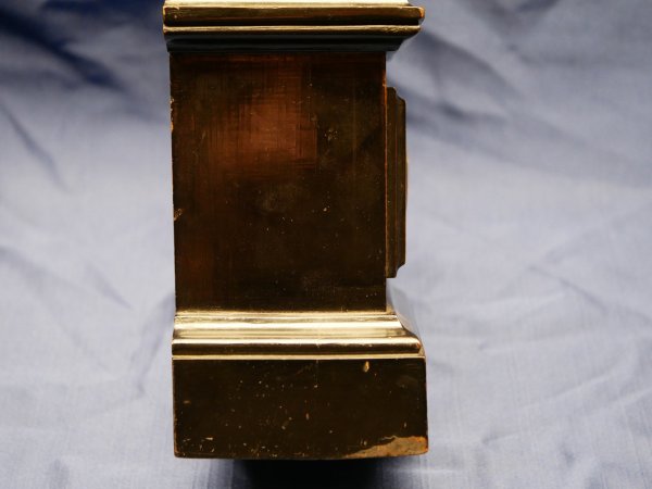 Bronzierte Büste mit Bildnis von Kaiser Wilhelm II auf Holzsockel mit Plakette "Offizierschiessen am 5.8.03 1.Preis"