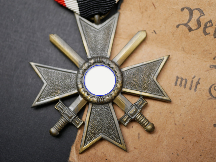 KVK - War Merit Cross 2nd Class with Swords on Ribbon with Bag