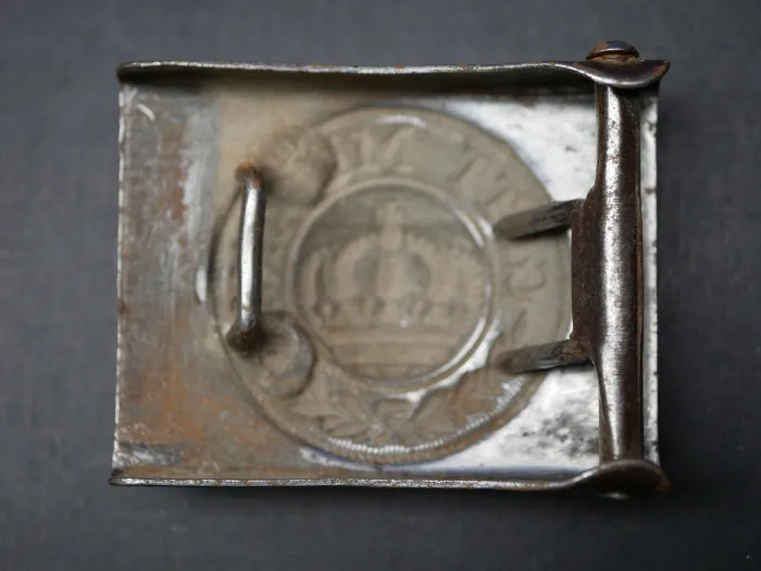 Prussian belt buckle in iron version