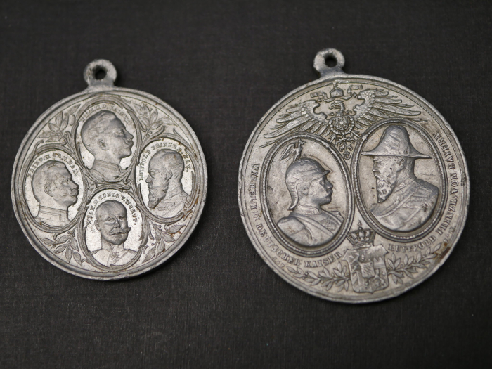 Badge of the Bavarian Veterans' Association 1874 Dollnstein + 2x Prussian Medal Kaiser Maneuvers