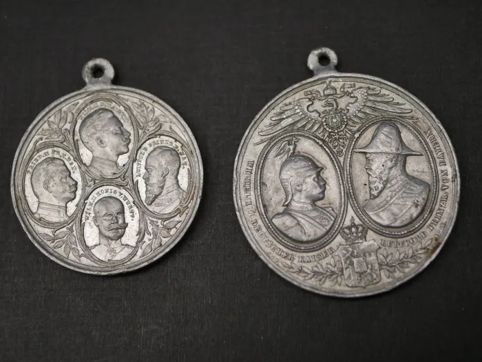 Badge of the Bavarian Veterans' Association 1874 Dollnstein + 2x Prussian Medal Kaiser Maneuvers