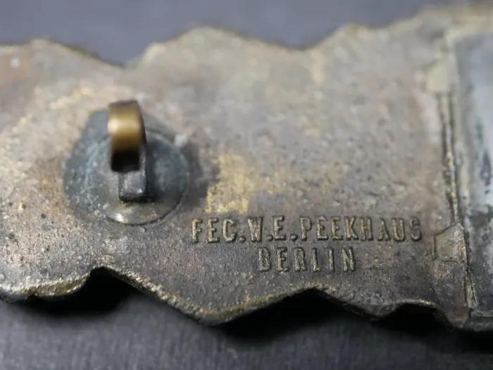 Nahkampfspange in Bronze - C.E. Juncker, Berlin