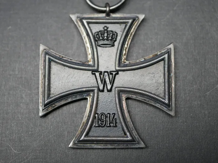EK2 Eisernes Kreuz 2. Klasse 1914 an Einzelspange - K gestempelt - W. Kluge & Co.