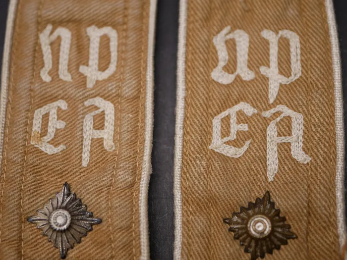 NPEA National Political Education Institution - Pair of sew-on shoulder boards