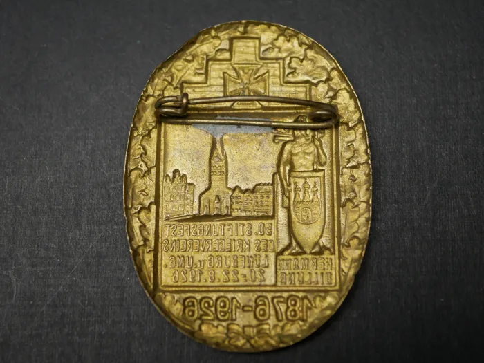 Abzeichen - 50. Stiftungsfest des Kriegervereins Lüneburg und Umgebung 1926