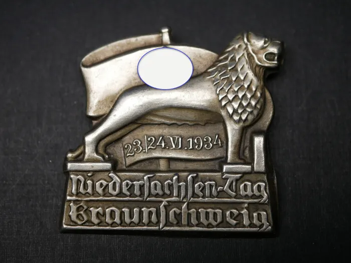 Abzeichen - Niedersachsen Tag Braunschweig 1934