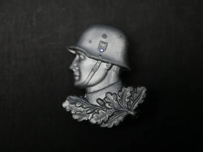 Badge - Soldier's head with oak leaves