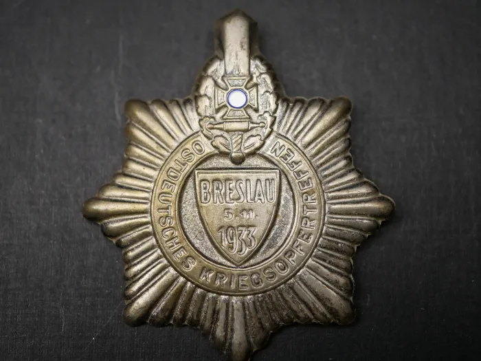 Badge - East German War Victims' Meeting Breslau 1933