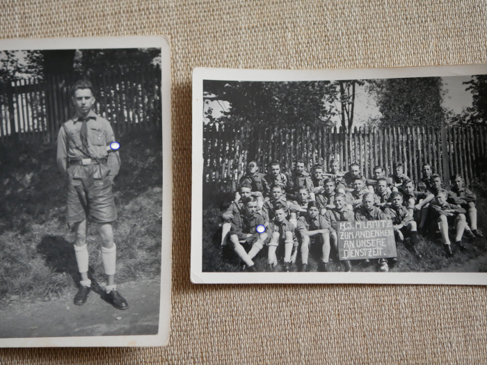 Kleines HJ Lot - Urkunde + Abzeichen + Ärmelabzeichen + Fotos