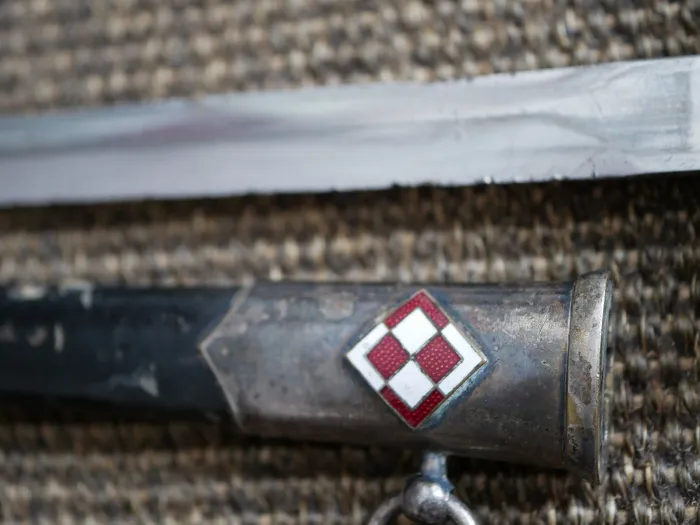 PR Poland - Air Force officer's dagger, 1950s, with hanger
