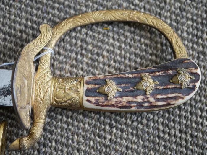 Hirschfänger für Forstbeamte / Förster mit Hersteller Eickhorn Solingen