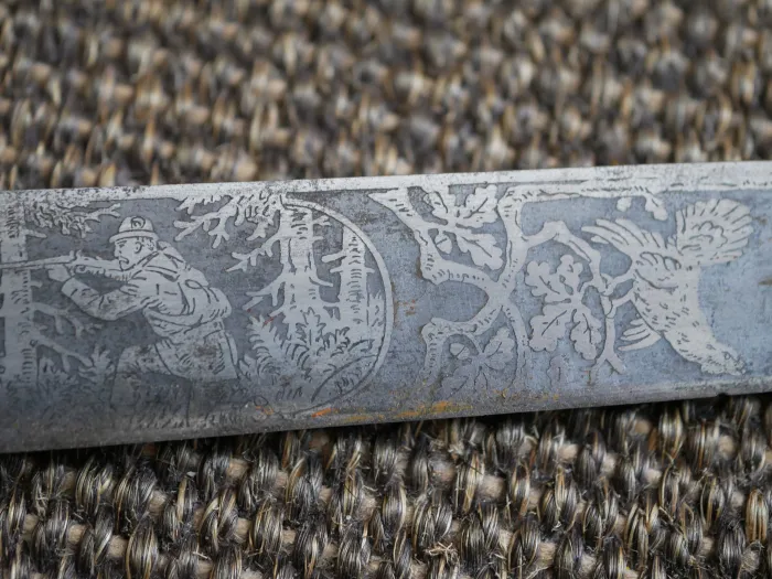 Hirschfänger für Forstbeamte / Förster mit Hersteller Eickhorn Solingen