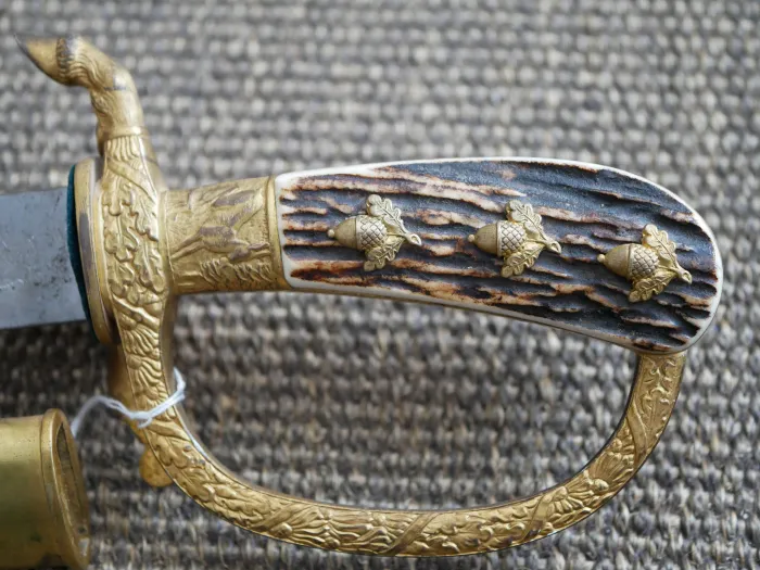 Hirschfänger für Forstbeamte / Förster mit Hersteller Eickhorn Solingen
