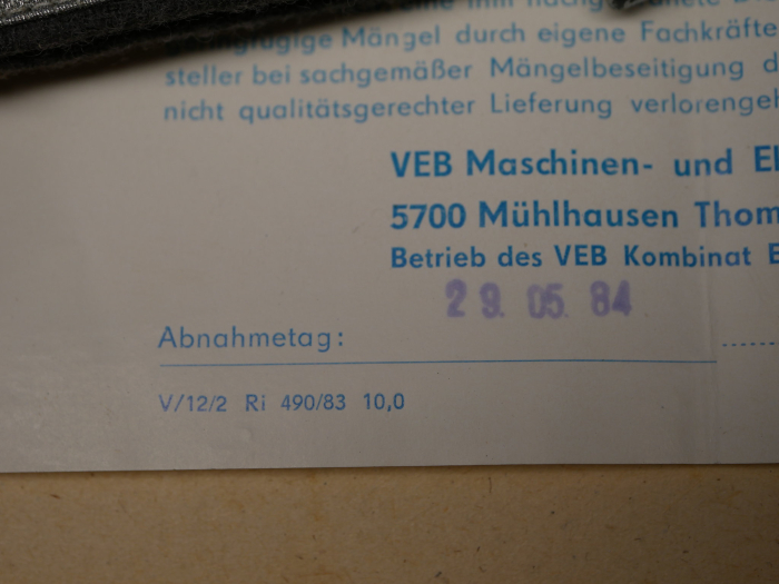 NVA Offiziersdolch der Landstreitkräfte mit Gehänge + Paradebinde + nummerngleichen Karton + Garantieurkunde von 1984