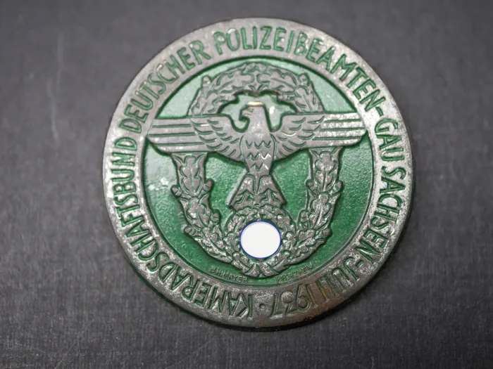 Badge - Association of German Police Officers - Gau Saxony 1937