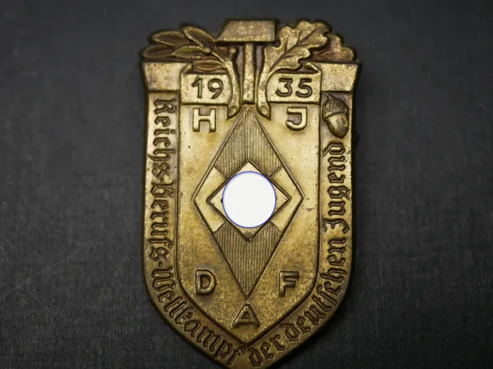 Abzeichen - HJ / DAF Reichs-Berufs-Wettkampf der deutschen Jugend 1935