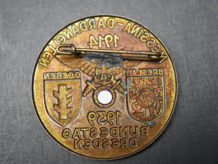 Abzeichen - Messina Dardanellen Bundestag Dresden 1914 1939