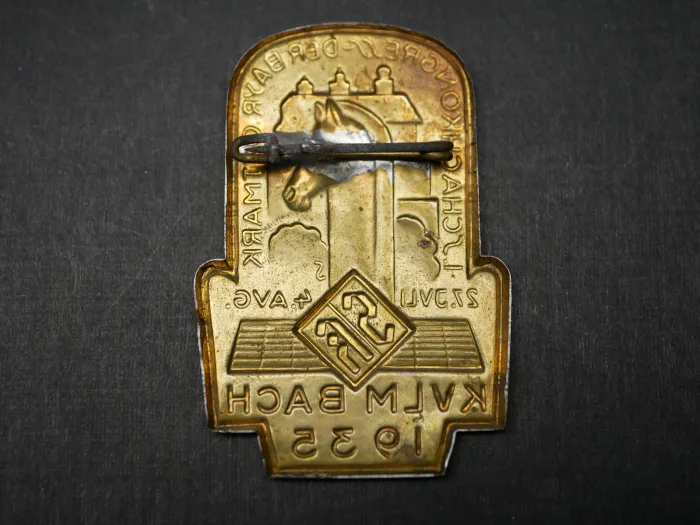 Badge - 1st Chess Congress of the Bavarian Ostmark Kulmbach 1935