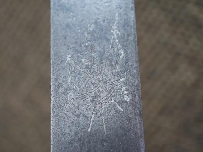 Hunting Dagger with Decorated Blade, circa 1800–1820
