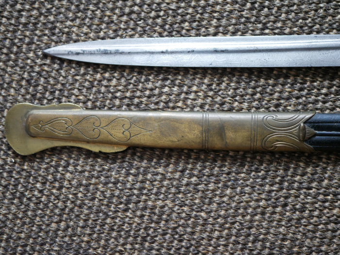 Kaiserliche Marine - Geschenksäbel mit Damastklinge und Extragefäß vom Hersteller WKC