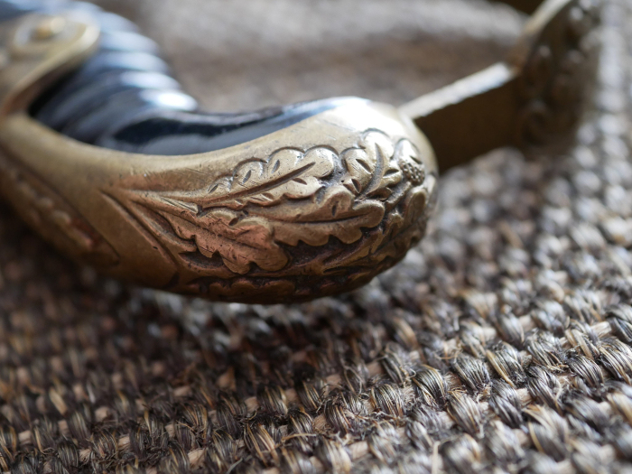 Wehrmacht officer's saber with double-sided blade etching "Kavallerie Regiment 3"