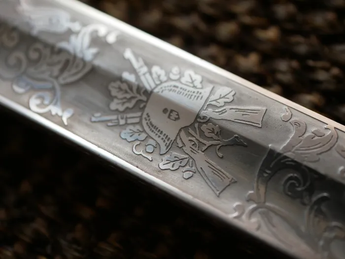 Wehrmacht Säbel für Offiziere mit beidseitiger Klingenätzung "Kavallerie Regiment 3"