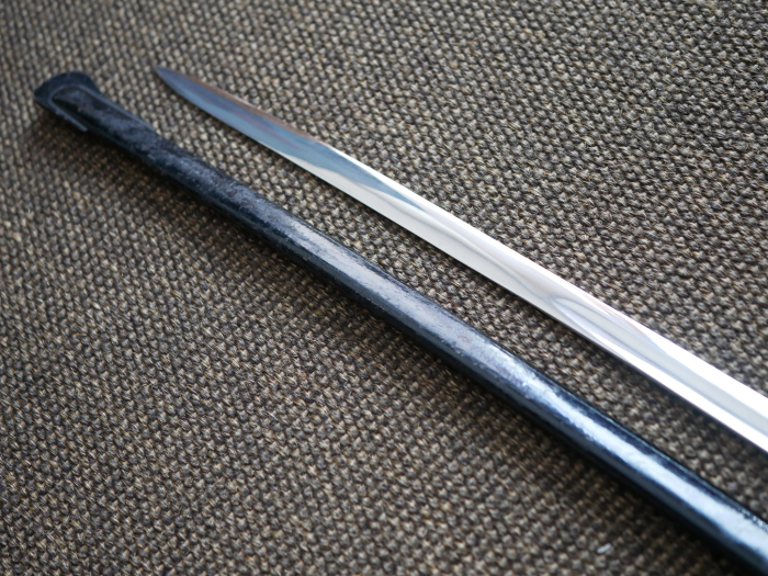 Wehrmacht officer's saber with double-sided blade etching "Kavallerie Regiment 3"