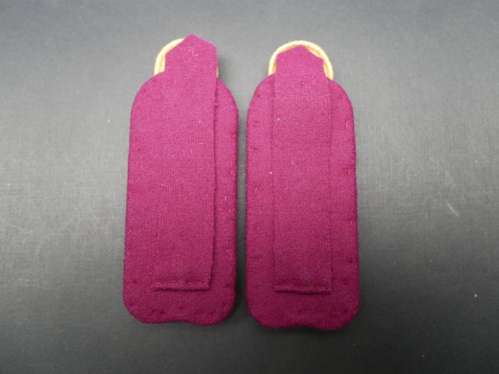 GDR NVA – Pair of Shoulder Boards / Shoulder Straps for Major General of Civil Defense / Fire Department (for Service Shirt)