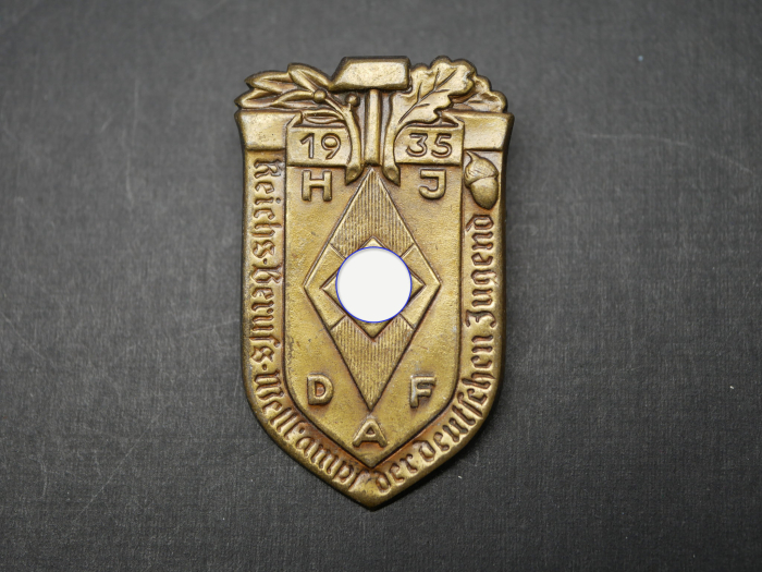 Badge – HJ / DAF Reich Vocational Competition of German Youth 1935